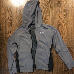 Nike dry fit zip-up hoodie